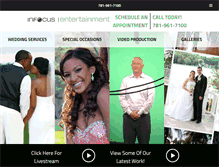 Tablet Screenshot of infocus-ent.com